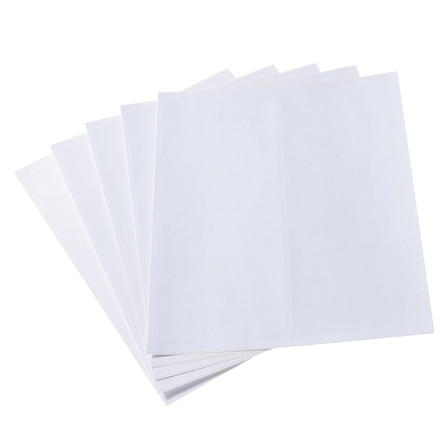  Basics Address Labels for Laser Printers, 1" x 4", 2,000 Labels, Permanent Adhesive, White : Office Products