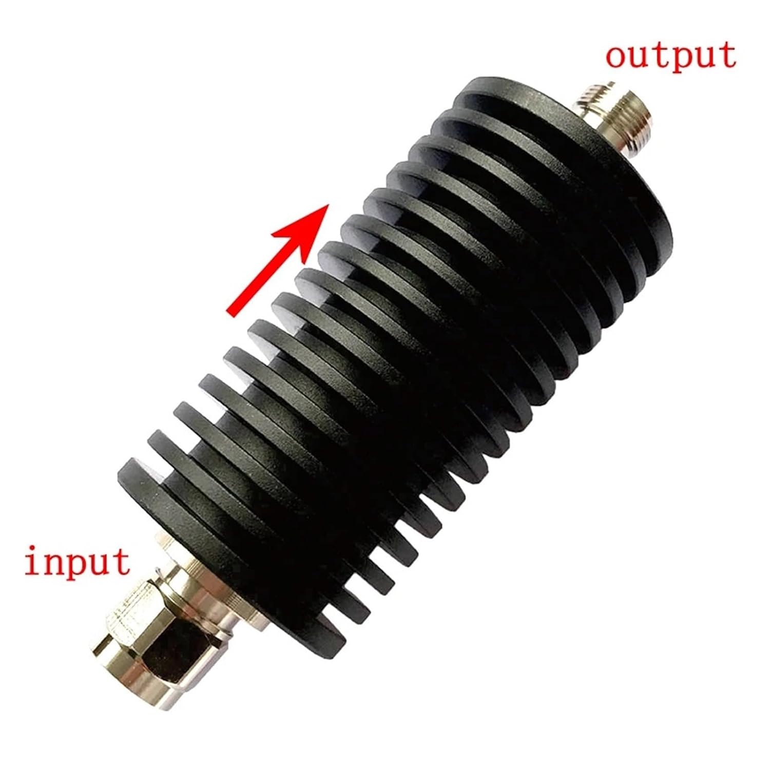 Connector Fixed 50W tip with para fêmea attenuator coaxial DC-3Ghz 1dB, 2dB, 3dB, 5dB, 6dB, 10dB, 15dB, 20dB, 30dB, 40dB, 50dB(2db,3G)