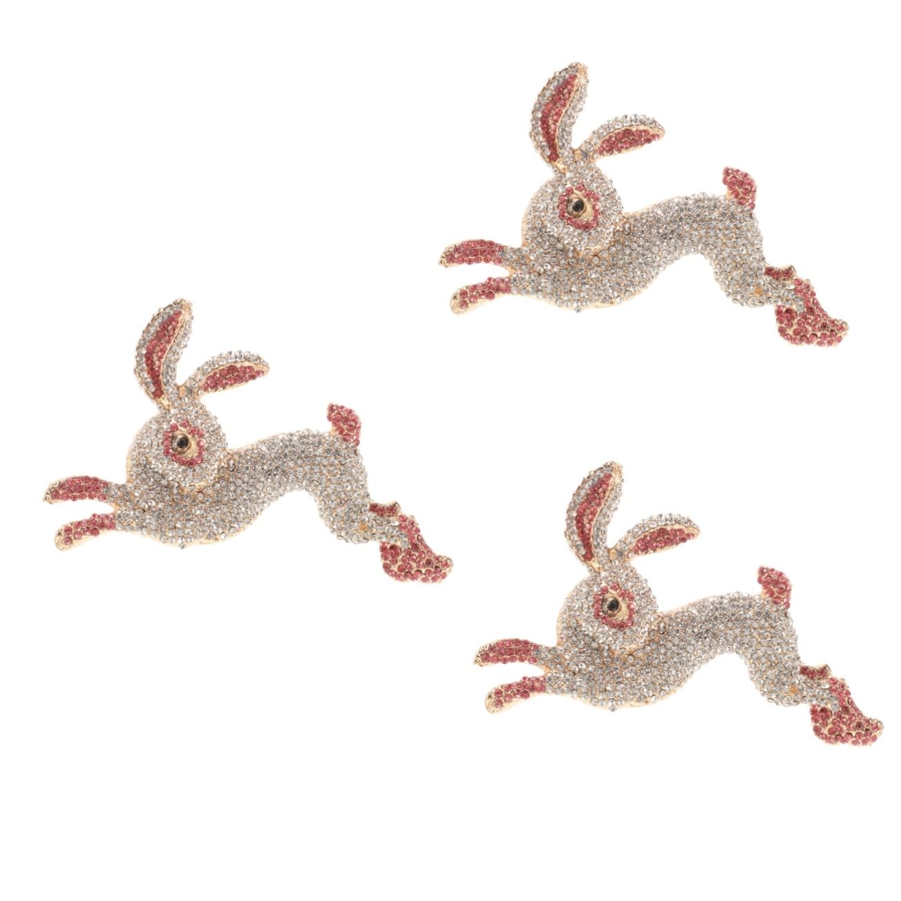 Broche lapin pour femmes en alliage de zinc Ipetboom - 8