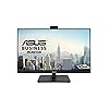 ASUS Business BE279QSK - 27 Zoll Full HD Monitor - 16:9 IPS Panel, 1920x1080 - ergonomisch, Pivot, Blaulichtfilter, Webcam, Mikrofon - DP, HDMI, D-Sub, USB - Rahmenlos, Mini-PC Befestigung
