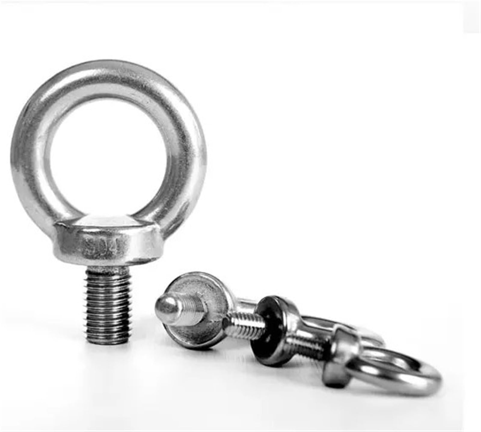 cáncamo de elevación, Rosca métrica M3 M4 M5 M6 M8 M10 M12 M16 M18 M20 M24 Perno de elevación Tuercas de gancho con hombros Pernos de anillo de tornillo con hombros(2pcs X M24)
