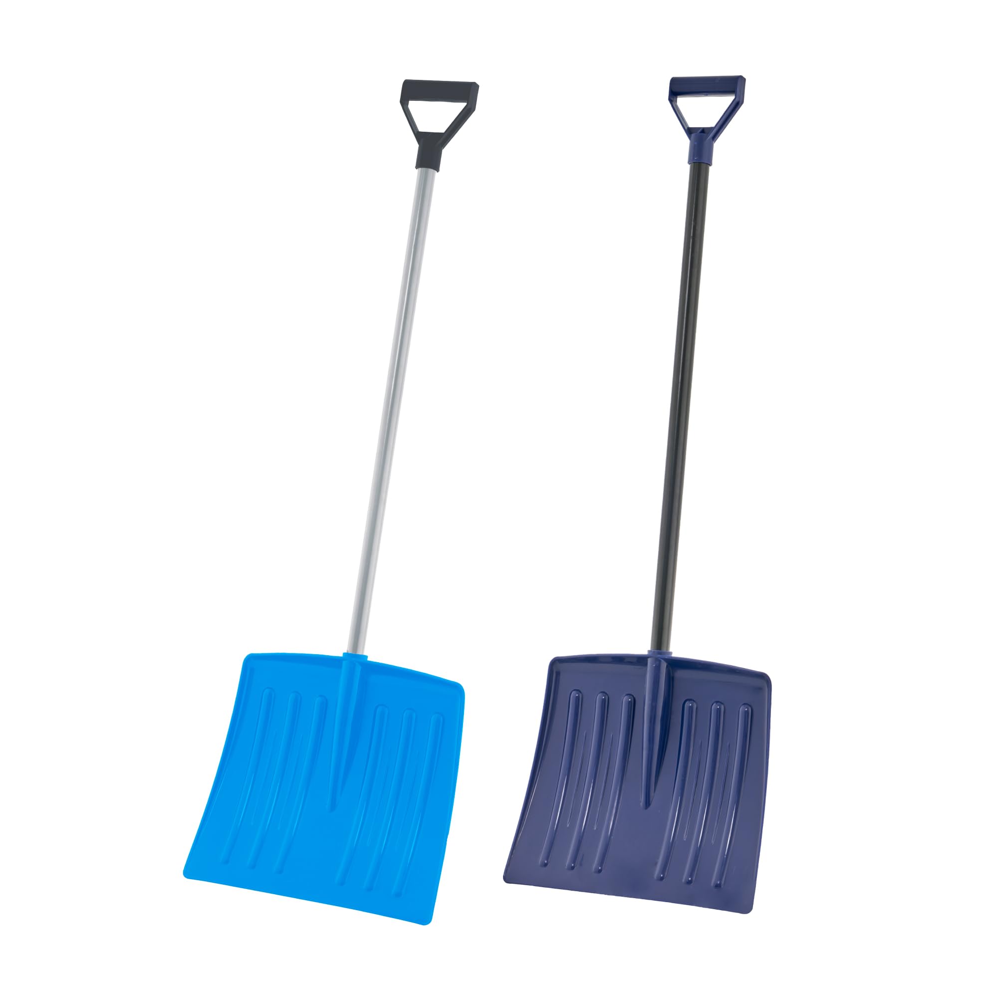 Superio Kids Snow Shovel Plastic Small Shovel for Snow Removal with Wooden Handle Heavy Duty 12