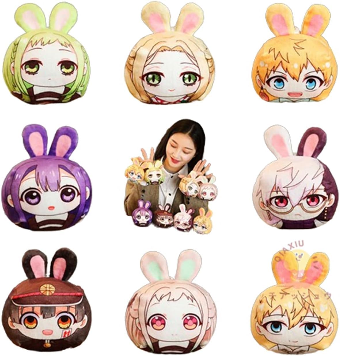 [OMIGOTO] 地縛少年花子くん ぬいぐるみ キーホルダー 花子くん 八尋寧々 土籠 団子 10cm ペンダント 携帯ストラップ 可愛い 萌えグッズ 人気マンガ 装飾品 カバン掛け おしゃれ 軽量 個性的 誕生日 ギフト プレゼント (柚木 つかさ,10CM) [並行輸入品]