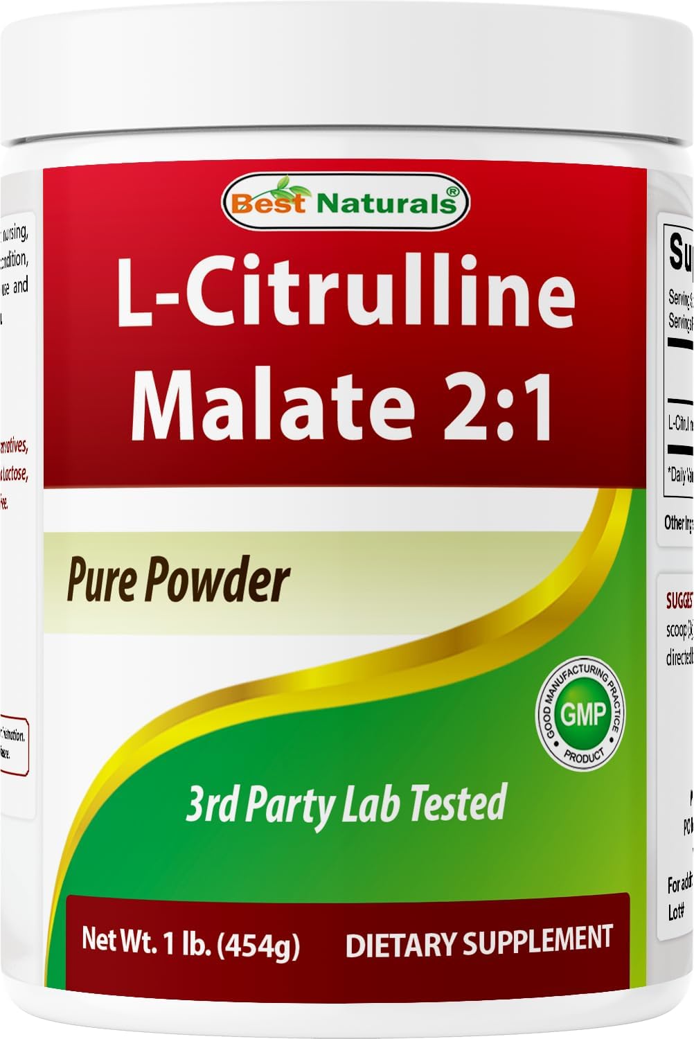Best Naturals L-Citrulline Malate 2:1 Powder 1 Lb