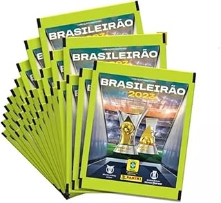 Kit Com 200 Figurinhas (40 Envelopes Lacrados) Campeonato Brasileiro Brasileirão 2023 Lançamento Oficial