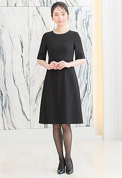 Amazon.co.jp: [ELENA] エレナ ブラックフォーマル ワンピース