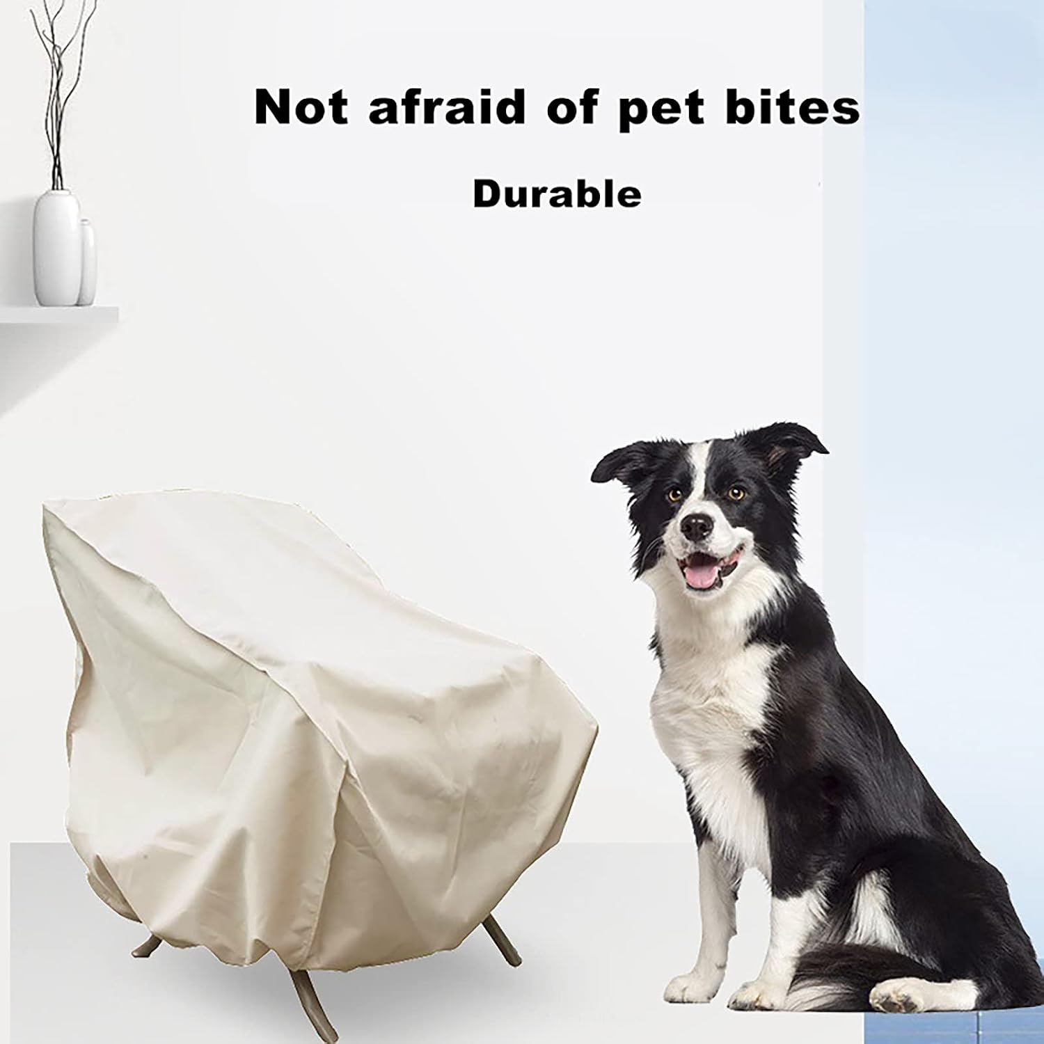 QWEASDF 2pack Patio Chair Covers, Outdoor Furniture Covers, Outdoor Lounge Deep Seat Cover, 33″L x 35″W x 36″H, UV Resistant, Waterproof, Dust-Proof, All-Weather Protection,L83.8*W88.9*H91.4cm