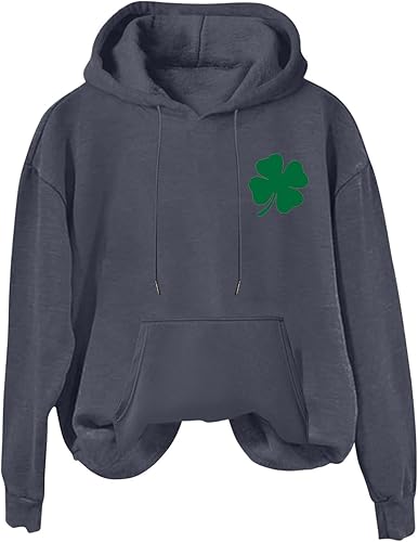 Miniatura 5 de Blczomt St Patricks Day Sweatshirts for Women Irish Loose Fit Lucky Hoodies Shirt Shamrock Cute Blessed Gift Outfits Pullover