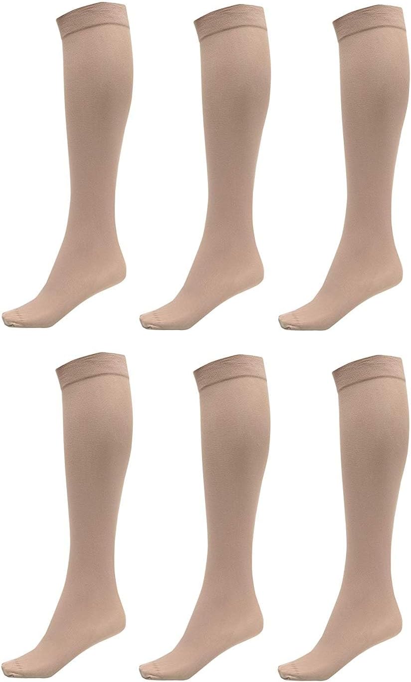 DARESAY6 Pack: Boot Socks for Women – Plus Size Knee High Socks - Long Socks - Womens Dress Socks