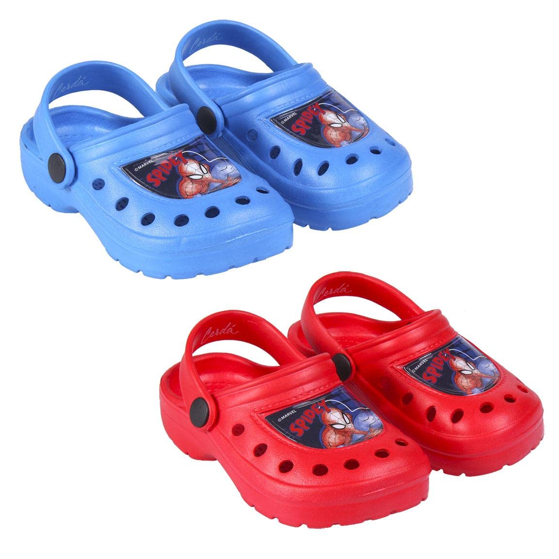 CERDÁ LIFE'S LITTLE MOMENTS Zuecos Niño Estampados con los Personajes de Spiderman | Chanclas de Goma con sujección al talón Niños