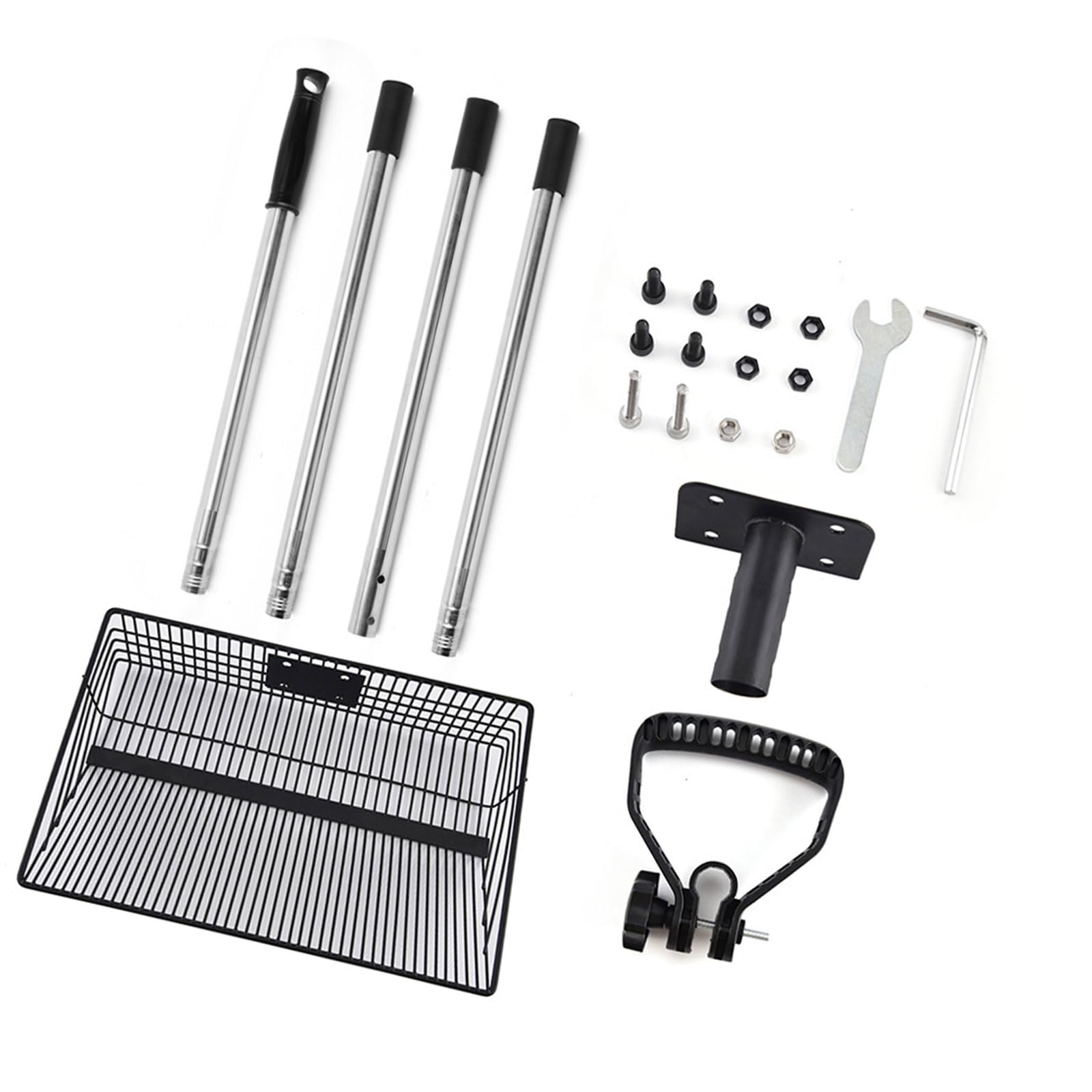 Pala de aves de corral de metal resistente con mango extendido de 30 cm para gallinas