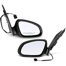 Replacement Parts for 2X Driver&Passenger Black Mirror Power Mirror for Buick Verano 2012 2013-2017 Mod-A58PP-90789