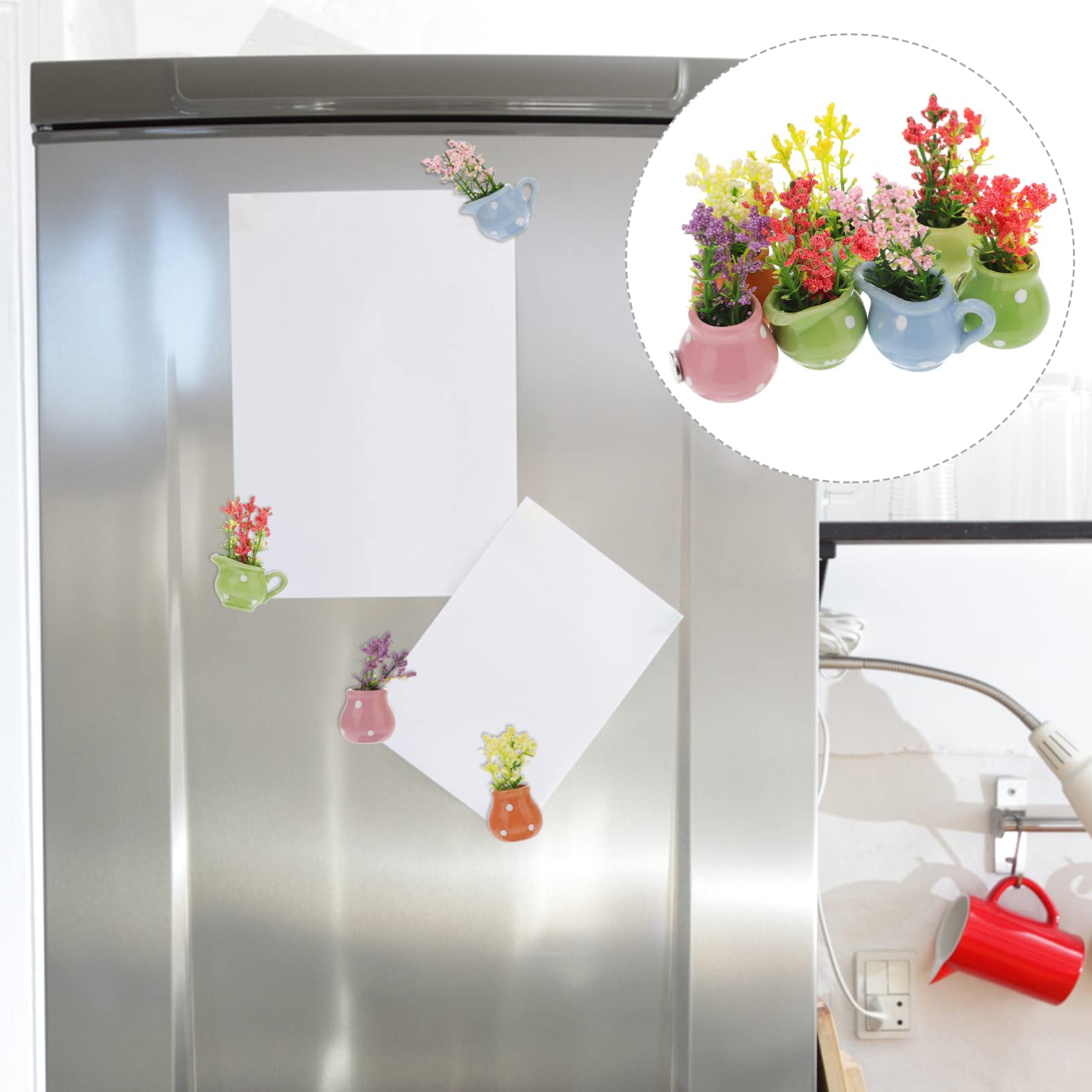 Aimant Pour Frigo 24 Pcs Aimant De Réfrigérateur Magnétique Fleur Aimants Bureau Magnette Aimant Frigo