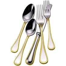 Couzon Le Perle Gold 5 piece place setting