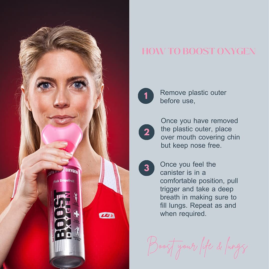 Buy Boost Oxygen Pink Grapefruit Oxygen Concentrator 9L Pure Oxygen