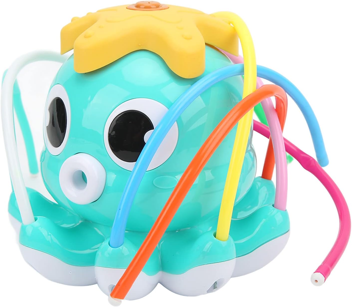 Semme Spray Toy for Kids Rotating Backyard Toy Attaches to Garden Hose for 3 Years and Up Fun Outdoor Play