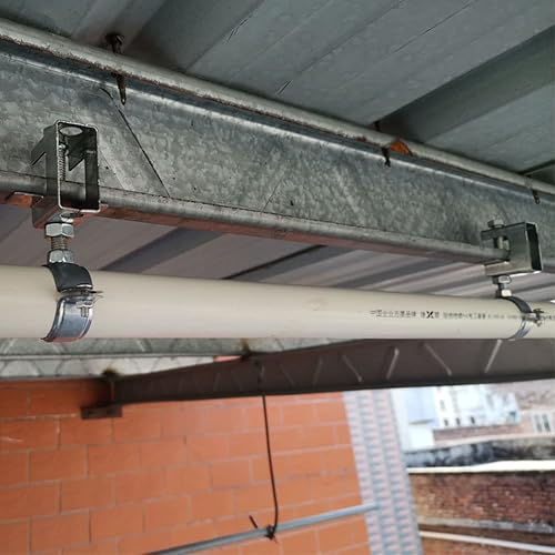 Miniatura 4 de Colgador de conducto con abrazadera de haz soporte de tubería colgador de cable para alambre utilizado para abrazaderas de tubo de cable en viga I