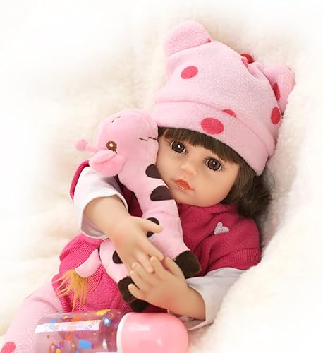Miniatura 3 de Muñecas Reborn de 18 pulgadas realistas para recién nacidos con peso ropa y accesorios de juguete regalo para niños a partir de 3 años