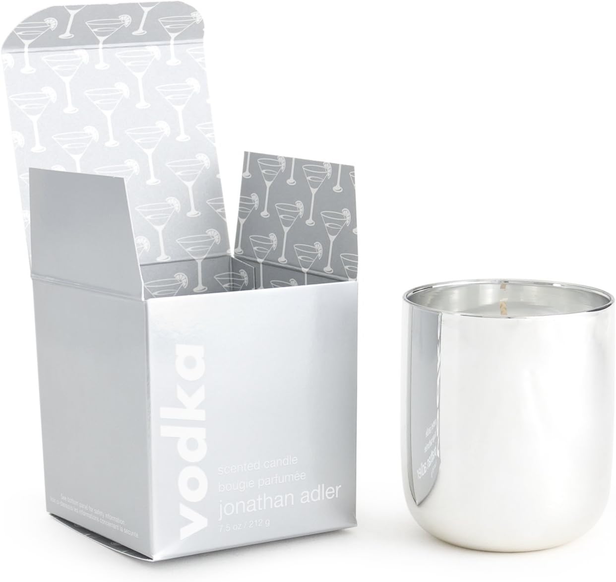 Jonathan Adler Pop Vodka Scented Candle, Silver Home