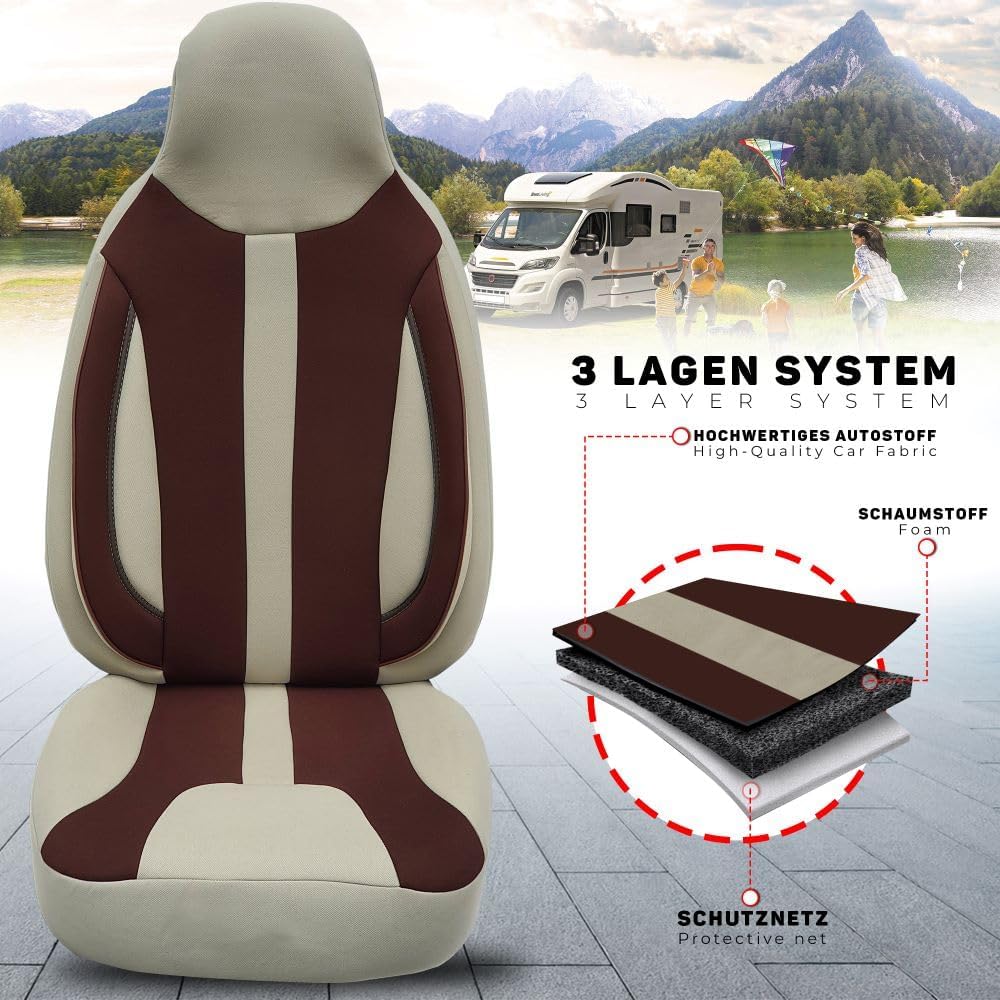 BREMER SITZBEZÜGE Caravan Seat Covers for Pössl H-Line (WPL413)