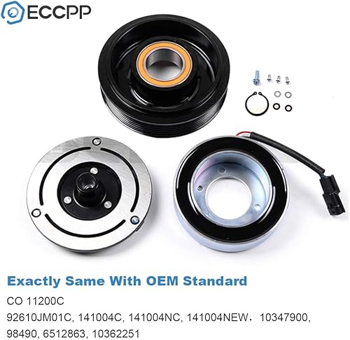 Vista 52 de ECCPP Embrague del compresor del A/C 2004 2005 2006 2007 para Mercury Monterey para Ford Freestar 3.9L 4.2L 1999-2003 Ajuste para Ford Windstar 3.8L