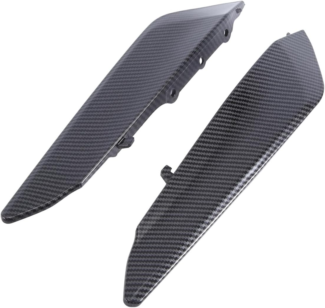 Motorcycle Rear Passenger Tail Side Seat Panel Fairing Cowl Fit for Ducati 1299 959 Panigale 2015-2020 (Carbon Fiber Look)