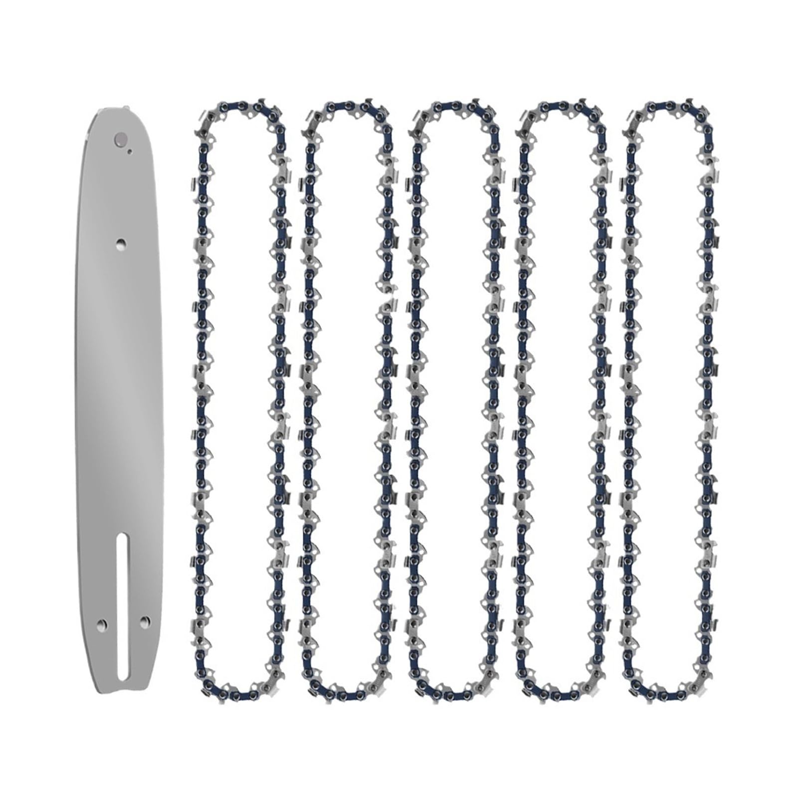 Sierra Eléctrica De 10 Pulgadas Y 3/8" LP Con 40 Eslabones De Transmisión, Cadena For Motosierra, Hoja For Sierra De Tala, Accesorios For Cadena De Motosierra Y Corte De Madera(10-inch Set5)