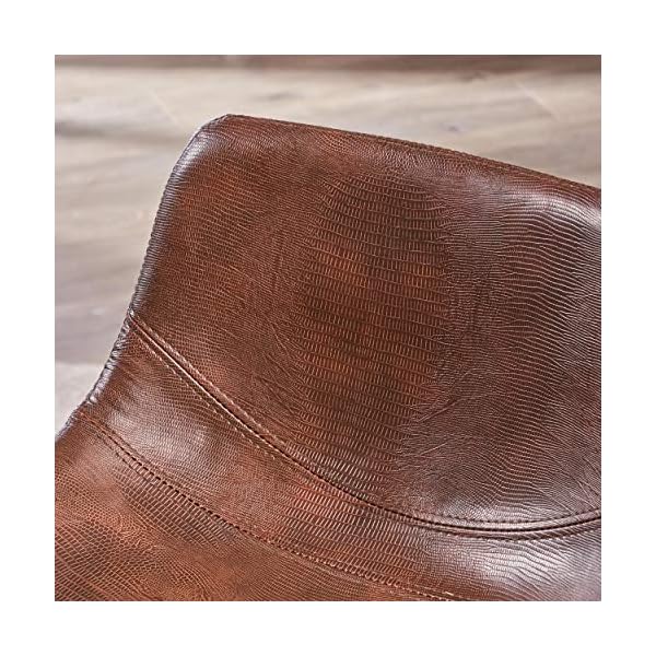 Christopher Knight Home Dax Barstools, 2-Pcs Set, Snake Skin Brown - Image 6