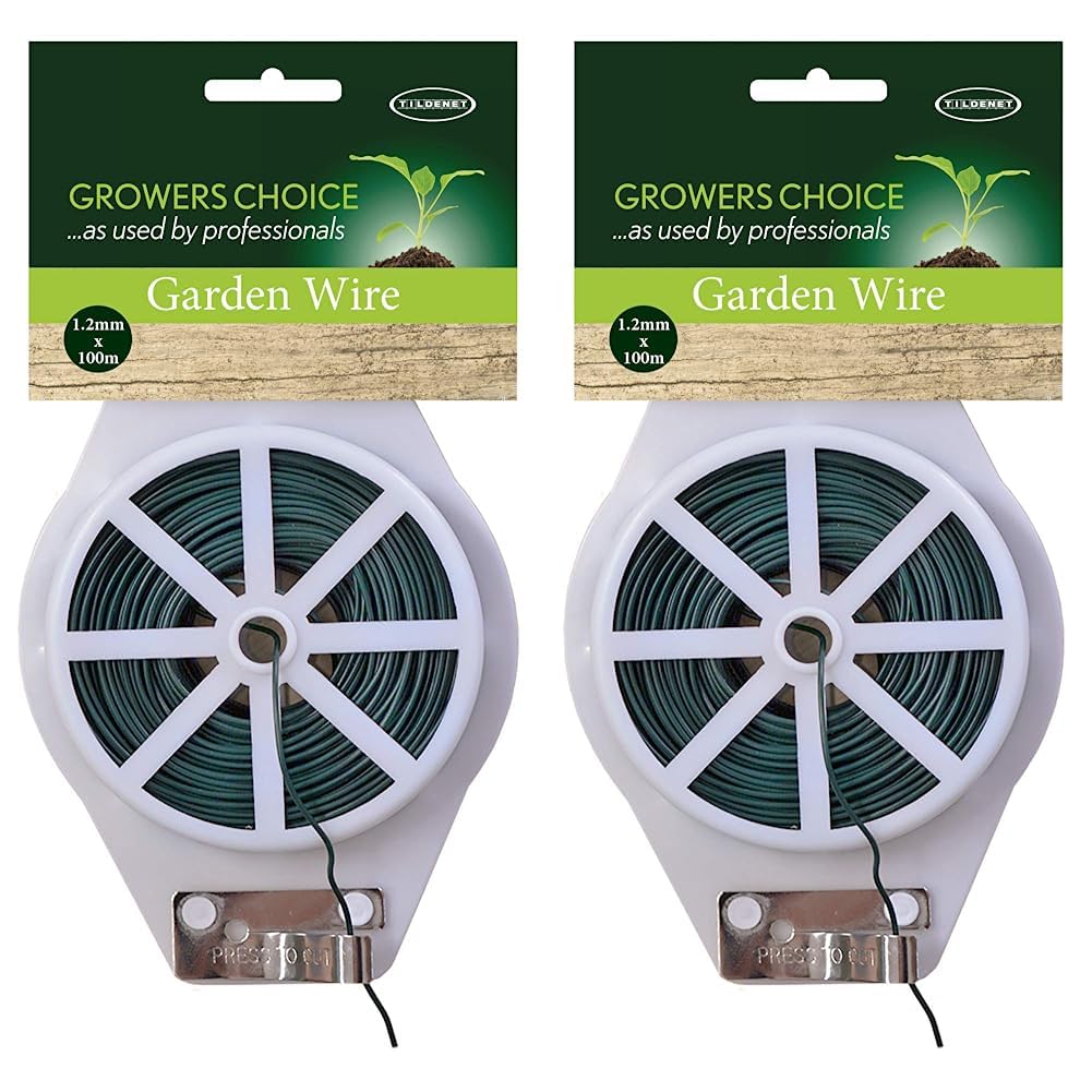 Tildenet Gardenware Garden Wire, 1.2 mm x 100 m, N155 (Pack of 2)