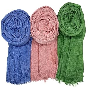 Women Scarf Shawl for All Season 3PCS Scarve Wrap Scarve.