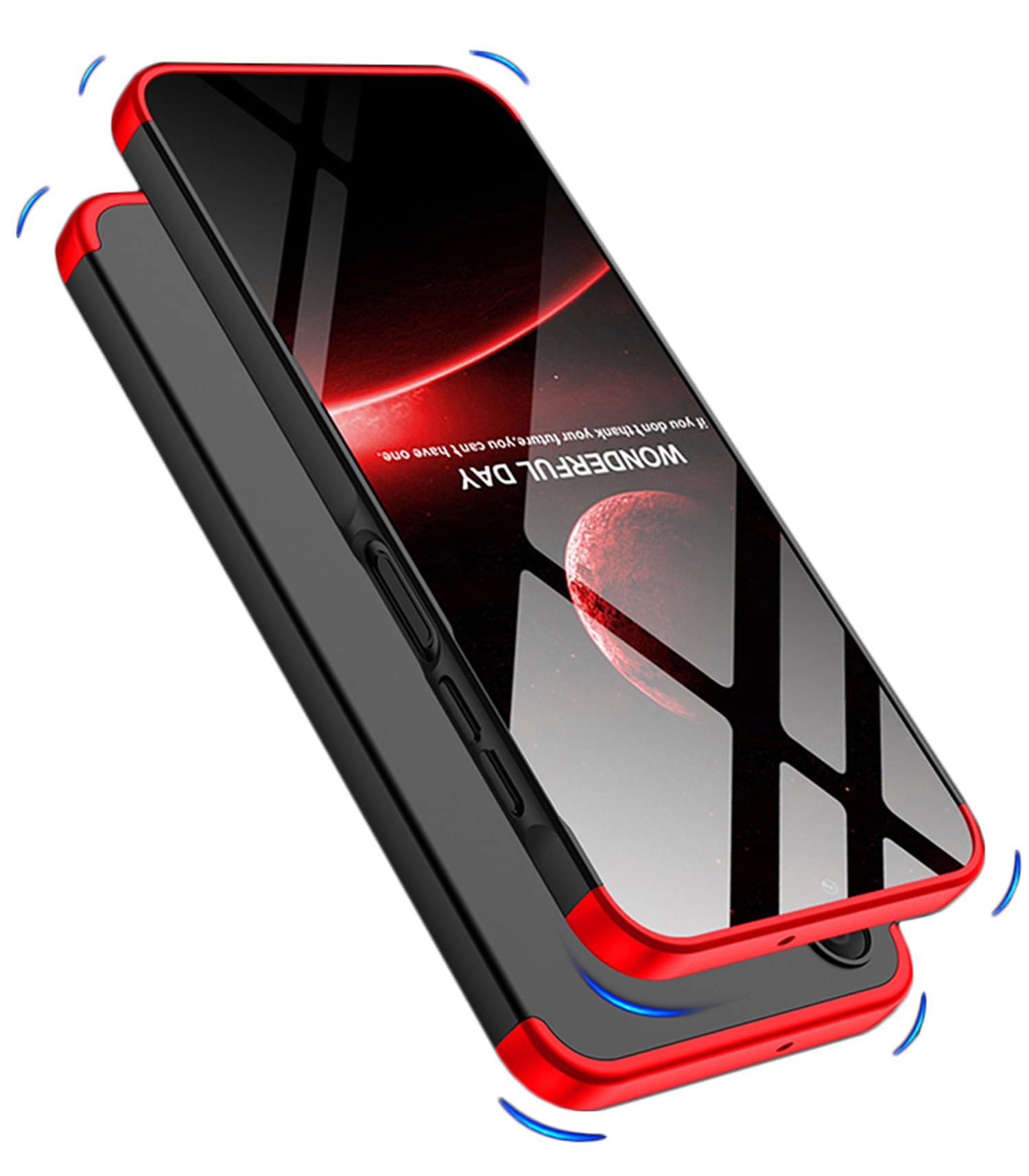 Kapa Double Dip Full 360 Protection Back Case Cover for Samsung Galaxy A15 (5G) (Red, Black) (B0D2D8T5B9) Amazon Price History, Amazon Price Tracker