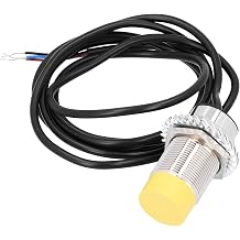 Waterproof Proximity Switch,Sensor Switch DC6-36V M18 Detecting Proximity Sensor Capacitance Proximity Sensor Switch 3 Wire Proximity SwitchTOSD-04-507A NPN Normally Closed