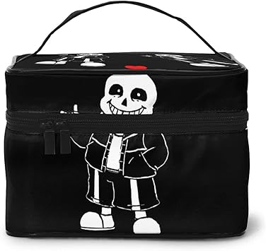 Amazon Co Jp アンダーテール キャラ サンズ 化粧品収納ポーチ 大容量 化粧ポーチ メイクボックス コスメポーチ コスメ収納バッグ 収納力抜群 メイクブラシ入れ 仕切り付き 旅行用 工具箱 収納ケー 持ち運び 男女無論 ビューティー