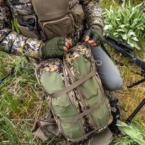 Paquete de senderismo Eberlestock Batwing para evitar dolor de espalda en montaña 4