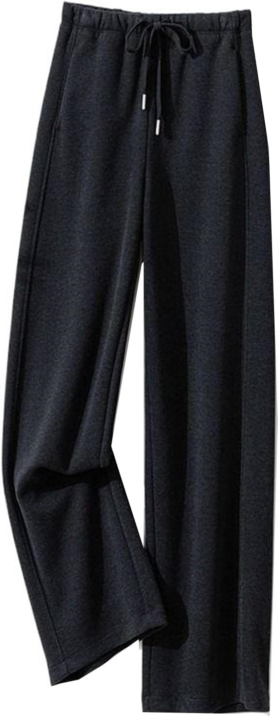 Women's Casual Pants Winter Cashmere Straight Pants