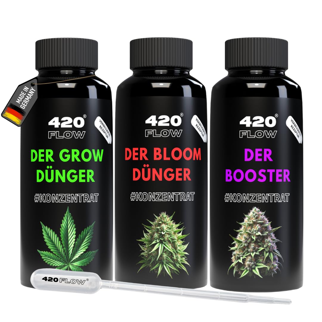 420Flow Cannabis Dnger-Try Set: Grow, Bloom & Booster