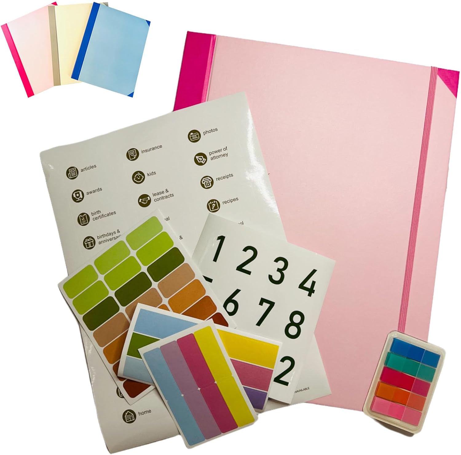 Amazon.com : RHTDXC Folio Document Organizer，Folio Folders with Pockets ...