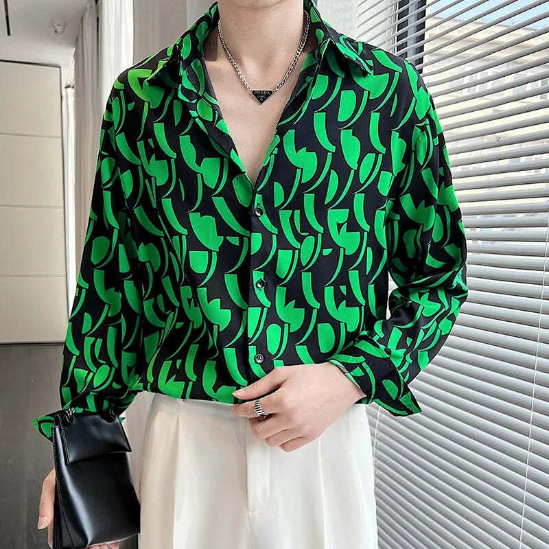 Image of White Polyester Printed Men's Shirt | Mens Casual Shirt | Men Stylish Shirt | Men's Regular Fit | Men Formal Shirt | Men's Slim Fit
