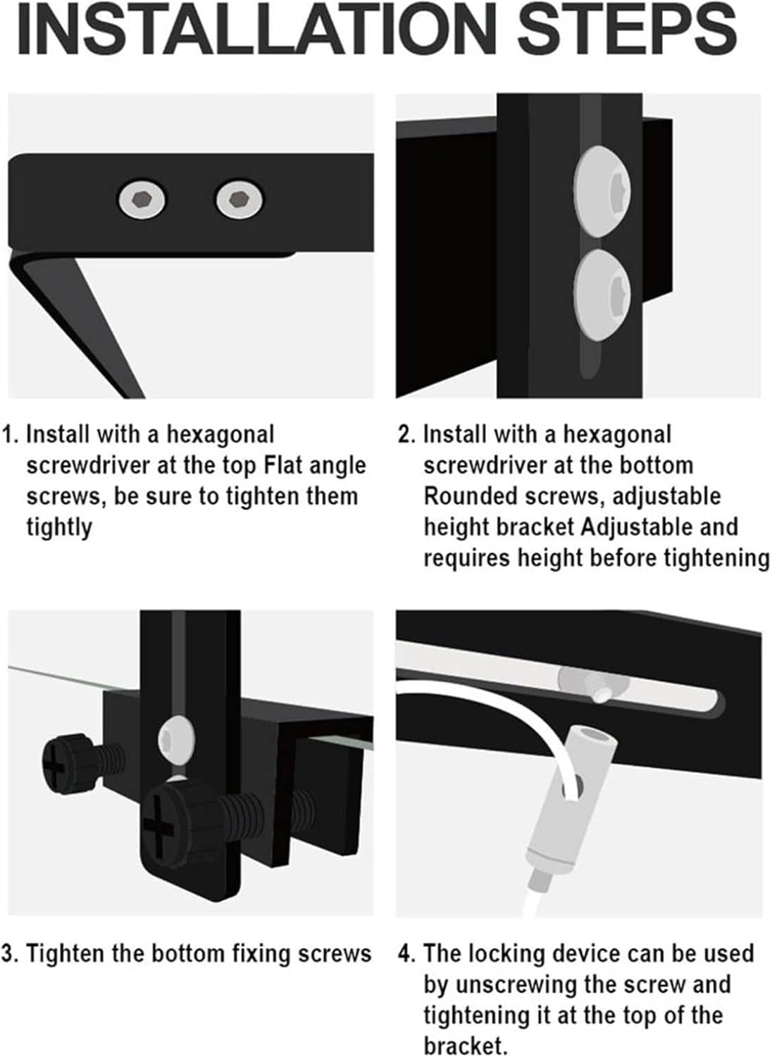 Modern Marinepark Lighting Mount 5.0mm Reinforced Aluminum Frame Modifiable Cessation Structure for Marine Conditions Fish Cistern Bracket