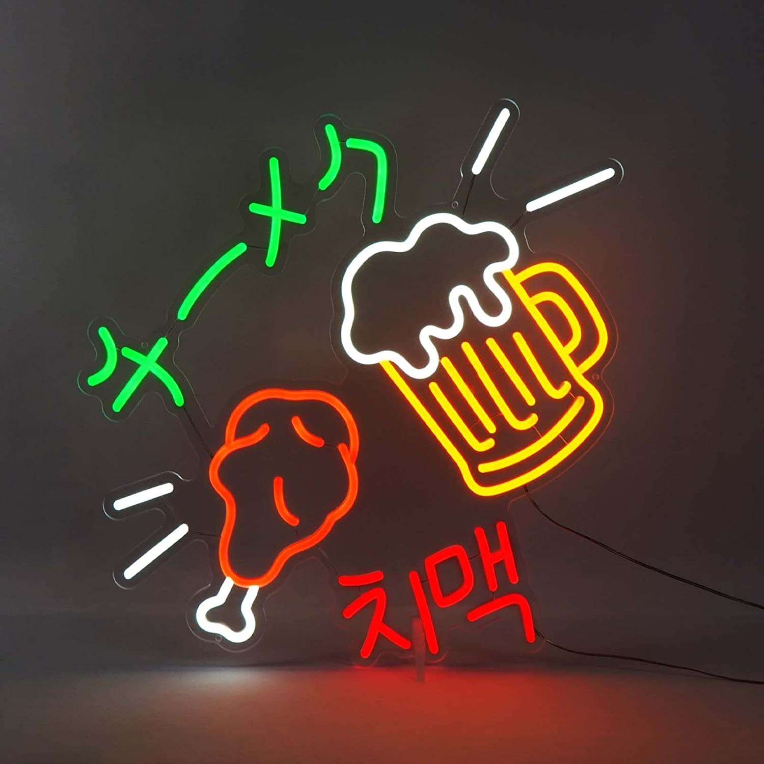 ビール　beer 居酒屋　ガラスネオンサイン　オーダーメイド　アメリカン雑貨 ビールbeer 居酒屋ガラスネオンサインオーダーメイドアメリカン雑貨