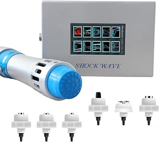 ED Shockwave Therapy Device, Extracorporeal Shock Wave Therapy Machine, Pain Relief Deep Muscle Massager with 7 Heads for Body Percussion, Muscle Relaxation and Pain Relief
