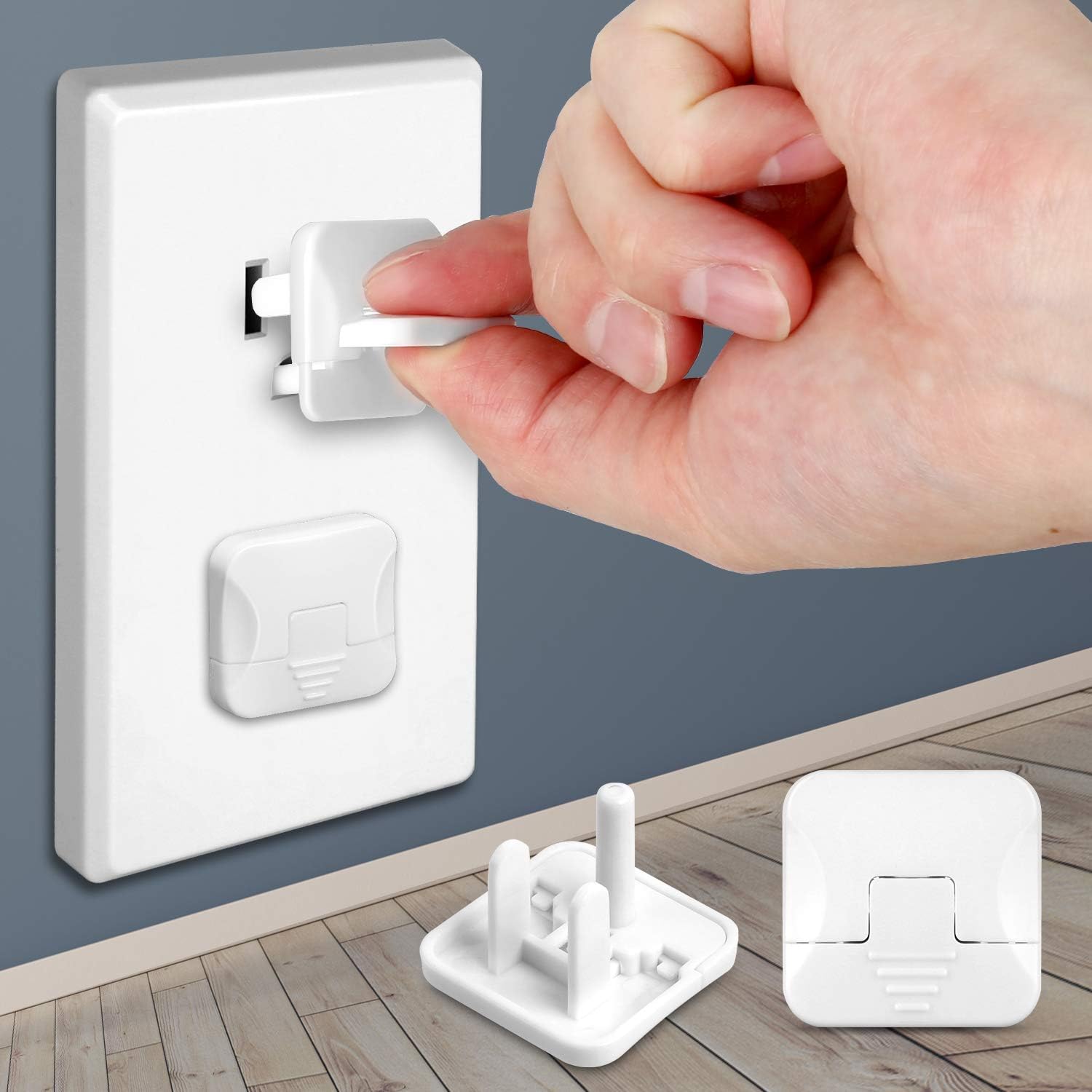 Outlet Covers Baby Proofing (32 Pack) Outlet Plug Protector with Hidden ...