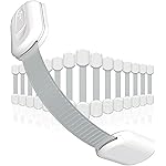 Baby Proofing Child Safety Locks (16 Pack) by Skyla Homes - The Safest, Quickest and Easiest 3M Adhesive Cabinet Latches, No Screws & Magnets, Multi-Purpose for Furniture, Kitchen, Ovens, Toilet Seats