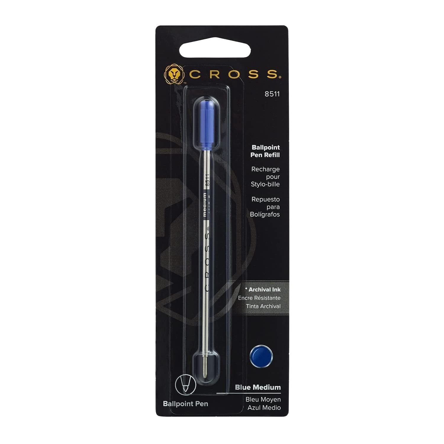 Cross 8511D C1 Slim Tükenmez Refil Mavi Medium Uç