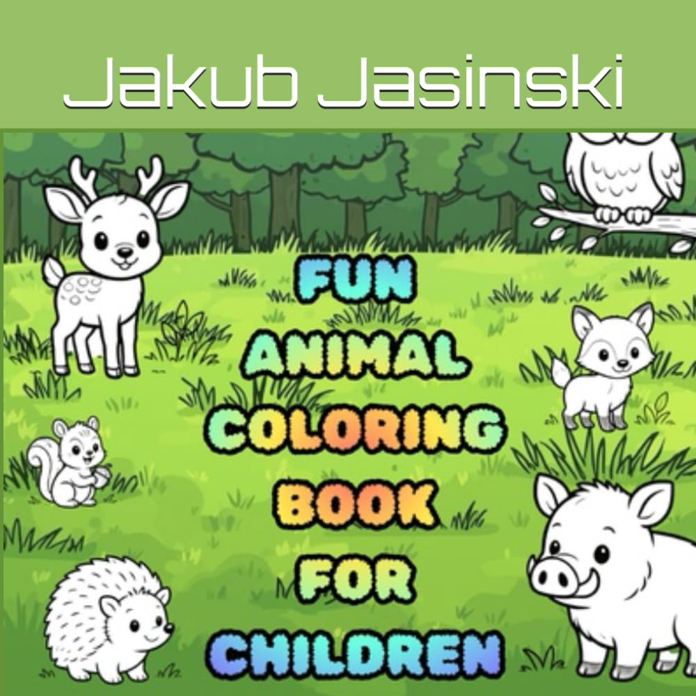 Fun Animal Coloring book for children