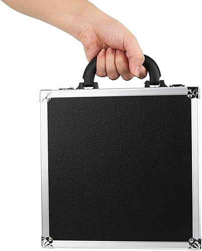 Miniatura 5 de Natudeco Caja de almacenamiento de bolas de billar, contenedor de almacenamiento de pelotas de billar, estuche de viaje, estuche de billar con asa,