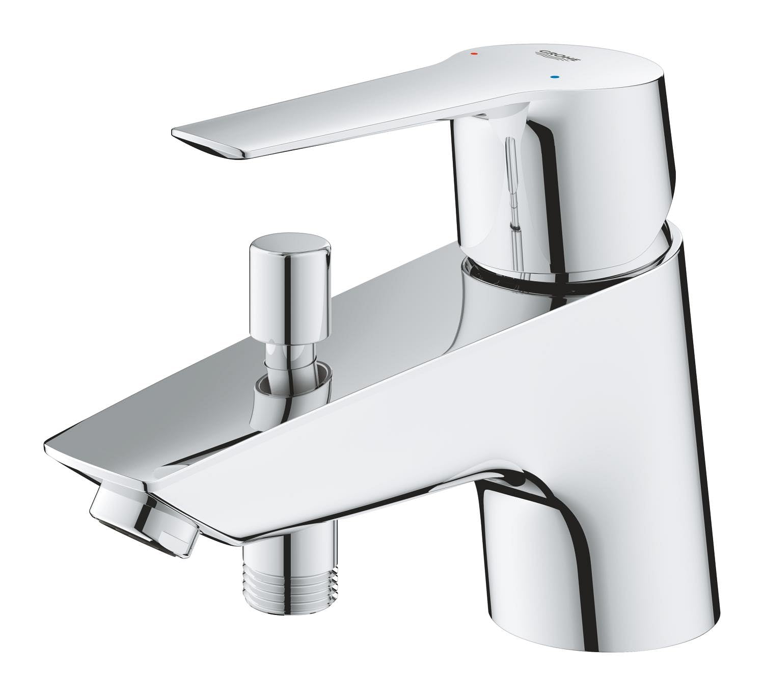GROHE Mitigeur monocommande Bain/Douche Start, robinet avec inverseur, mousseur économique d'eau, installation rapide, finition brillante et facile à nettoyer, chromé, 23229002 (Import Allemagne)