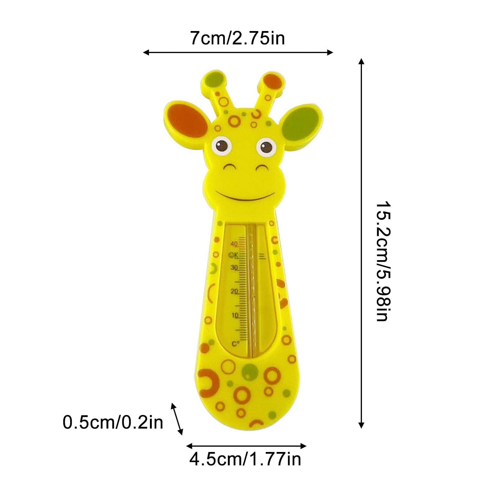 2x Baby Badethermometer Mit Giraffen-Muster - Sicher & Süß Fürs Babybad