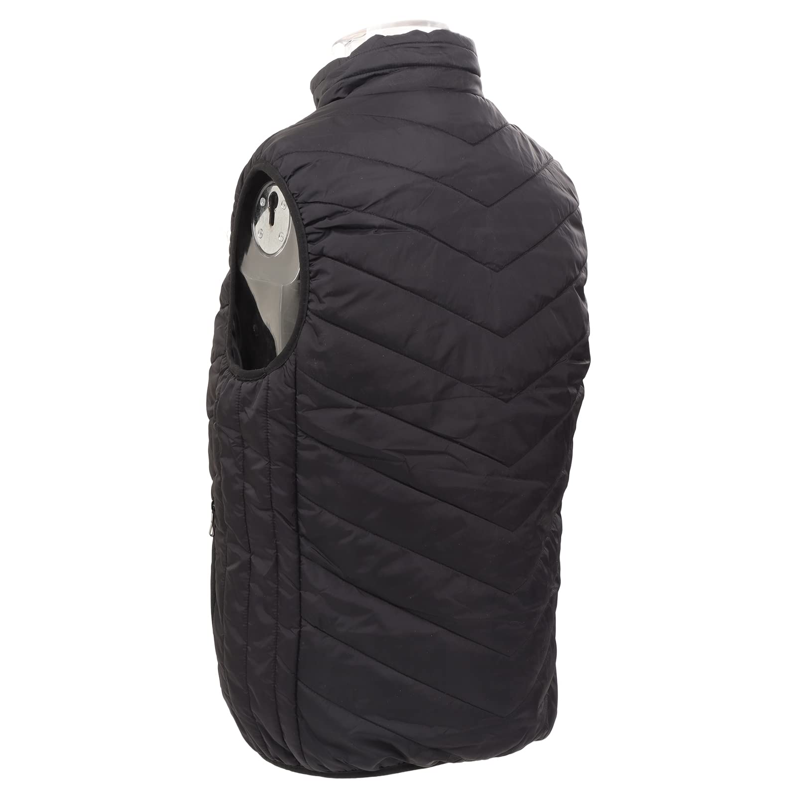 Fydun Gilet Riscaldato a 11 Posti Gilet Riscaldante Elettrico USB a Doppio Controllo Giacca Riscaldante per Vestiti Riscaldanti Neri per Esterni Invernali Famiglia Applicata XL
