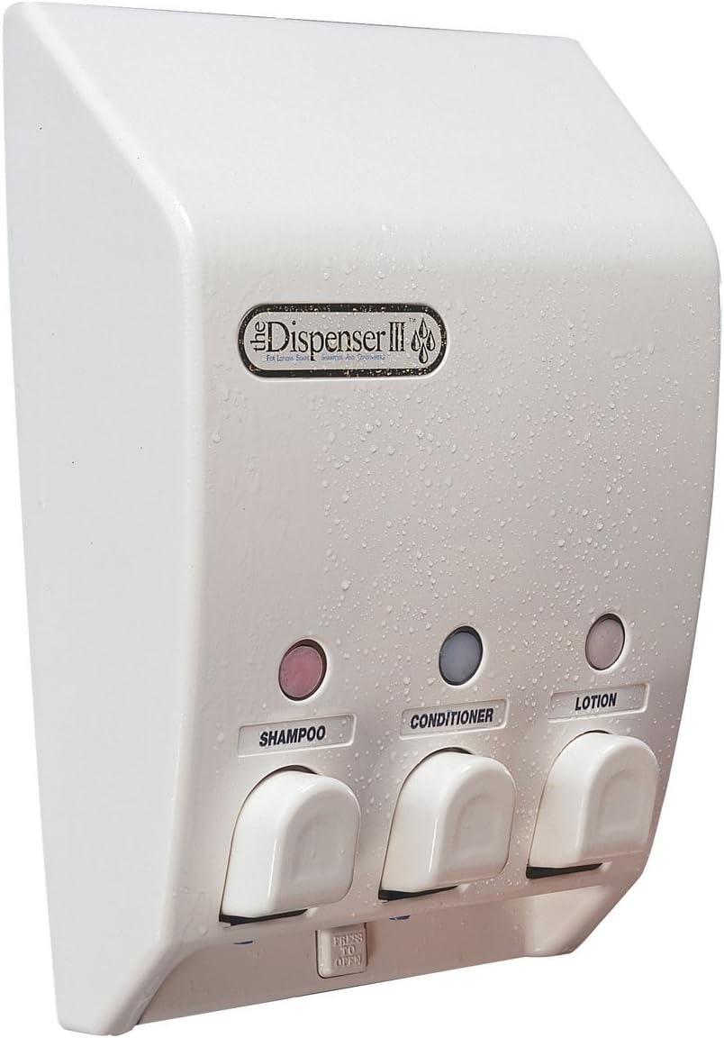 Better Living Dispenser, White, Three Chamber